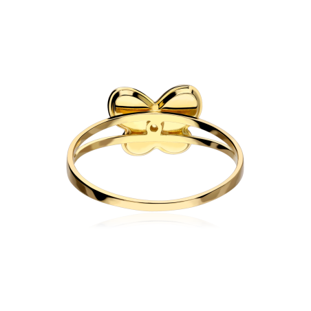 ANILLO "NACRE" MARIPOSA ORO 18K Y NÁCAR NATURAL