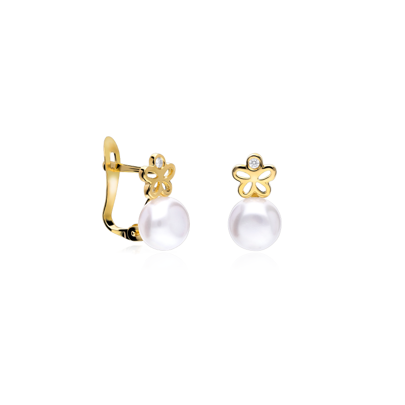 PENDIENTES "AVIÑON" ORO 18K Y DIAMANTES