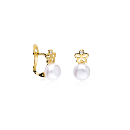 PENDIENTES "AVIÑON" ORO 18K Y DIAMANTES