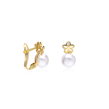 PENDIENTES "AVIÑON" ORO 18K Y DIAMANTES