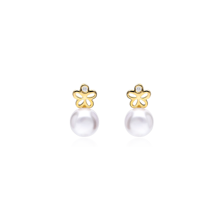 PENDIENTES "AVIÑON" ORO 18K Y DIAMANTES