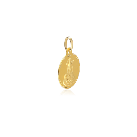 Medalla Oro 18k 16mm "Virgen de las Angustias"