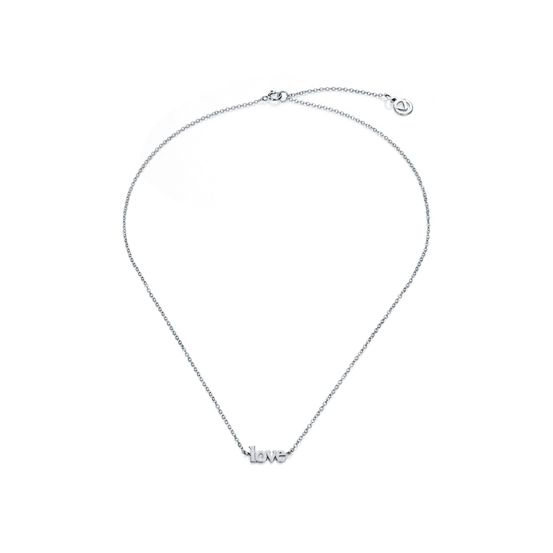 Collar Viceroy Mujer Plata Colgante Love 5029C000-00 Collar Viceroy Mujer Plata Colgante Love 5029C000-00