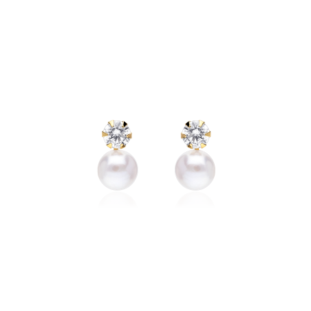 PENDIENTES "TERRE" ORO 18K PERLAS CULTIVADAS