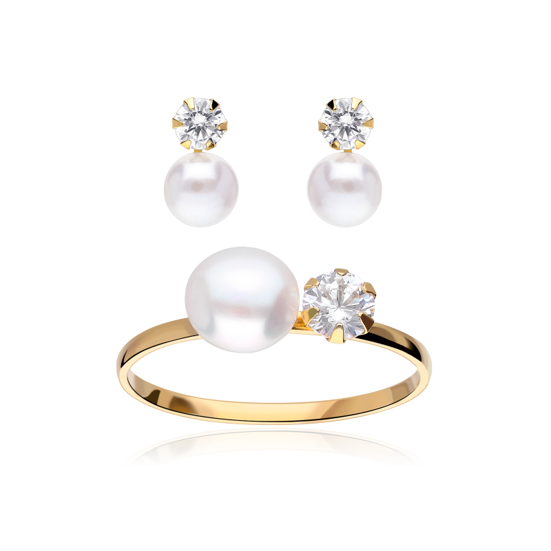 CONJUNTO "TERRE" ORO 18K