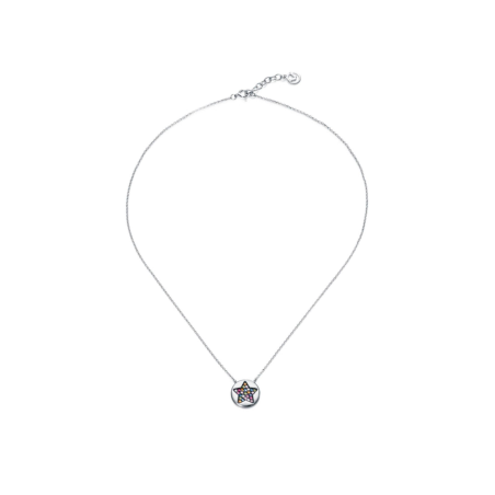 Collar Viceroy Mujer Plata Cristales Multicolor 7090C000-39