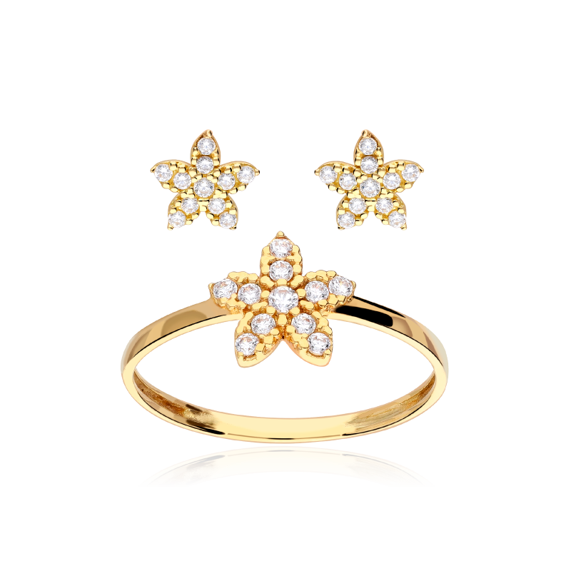 Conjunto "Etoile" Oro 18k