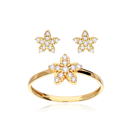 Conjunto "Etoile" Oro 18k