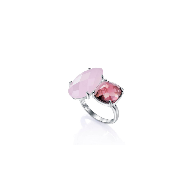 Anillo Viceroy Mujer Plata y Piedra Rosa 9029A015-47