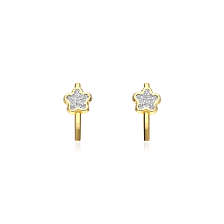 Conjunto "Camila" oro 18k con circonitas