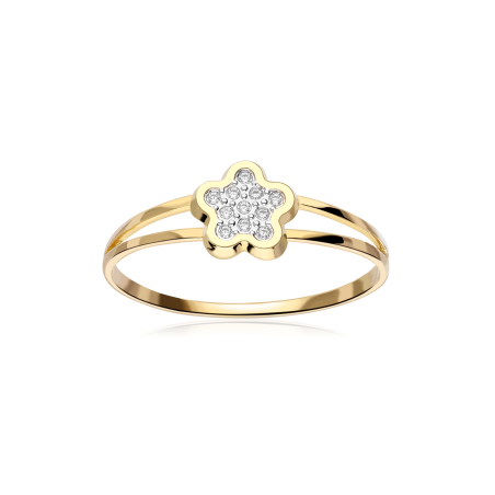 Conjunto "Camila" oro 18k con circonitas