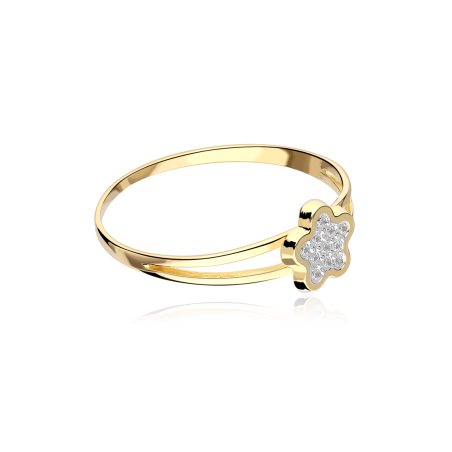 Conjunto "Camila" oro 18k con circonitas