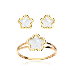 CONJUNTO "PÉTALE" ORO 18K