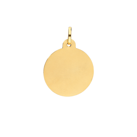 Medalla Oro 18k 24mm "Virgen de las Angustias"