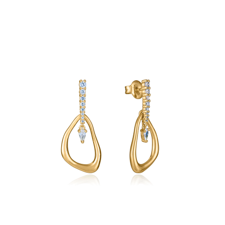 Pendientes Viceroy Mujer Plata Baño Oro y Circonitas 13228E000-30