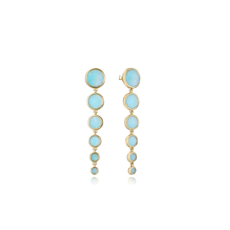 Pendientes Viceroy Mujer Plata y Amazonita 2300E100-43