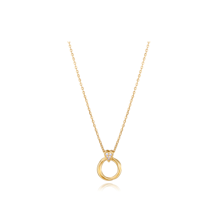 Collar Viceroy Mujer Plata Corazón Circonitas y Aro 13207C100-30