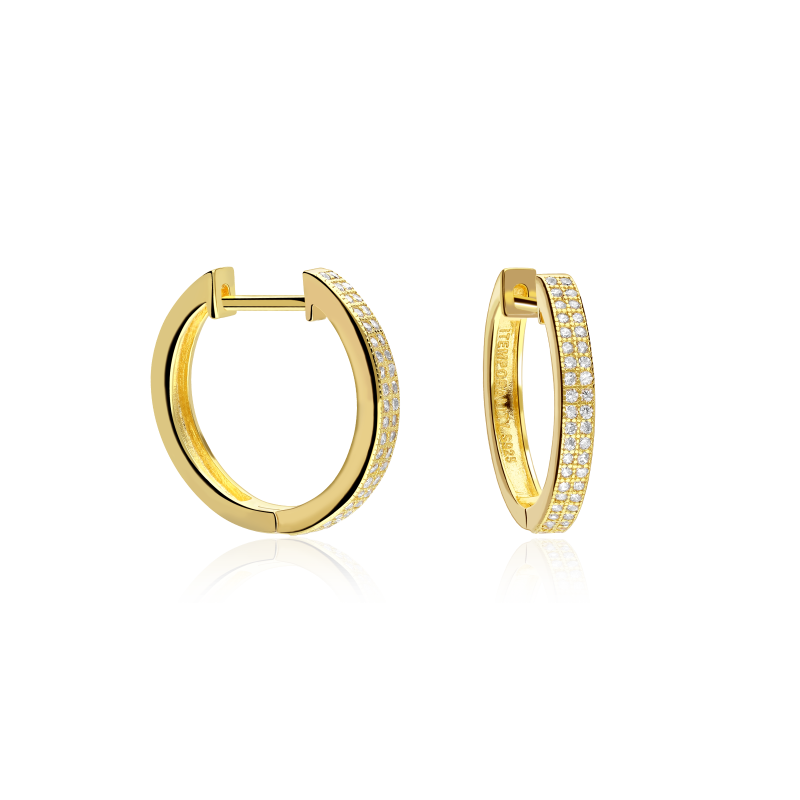Pendientes Aros Plata Itemporality SEA-201-180-UU