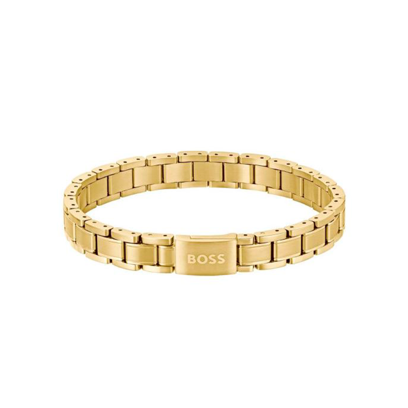Pulsera Hugo Boss Hombre Acero Dorada 1580711