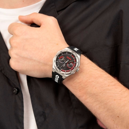 Reloj Hugo Boss Hombre Multifunción Esfera Negra 1530397