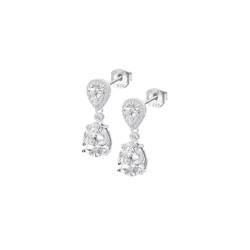 Pendientes Lotus Silver Mujer Colors Acabado Brillante LP3788-4/1