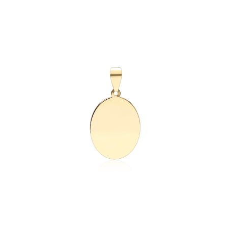 Medalla Virgen Niña Oro Bicolor 18k