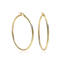 Pendientes Aro Oro 18k 45mm "Zaza Gold"