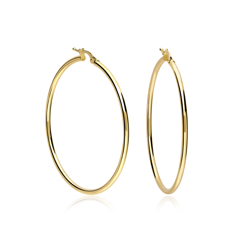 Pendientes Aro Oro 18k 45mm "Zaza Gold"