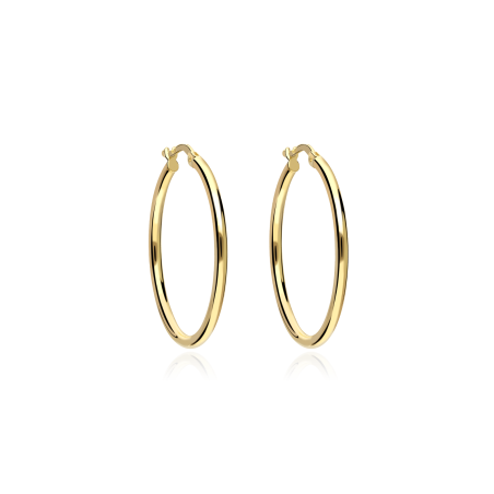 Pendientes Aro Oro 18k 25mm "Zaza Gold"