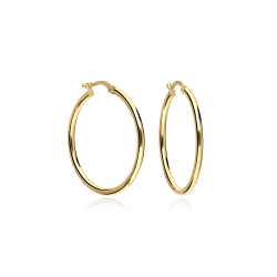 Pendientes Aro Oro 18k 25mm  Zaza Gold 