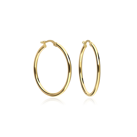 Pendientes Aro Oro 18k 25mm "Zaza Gold"