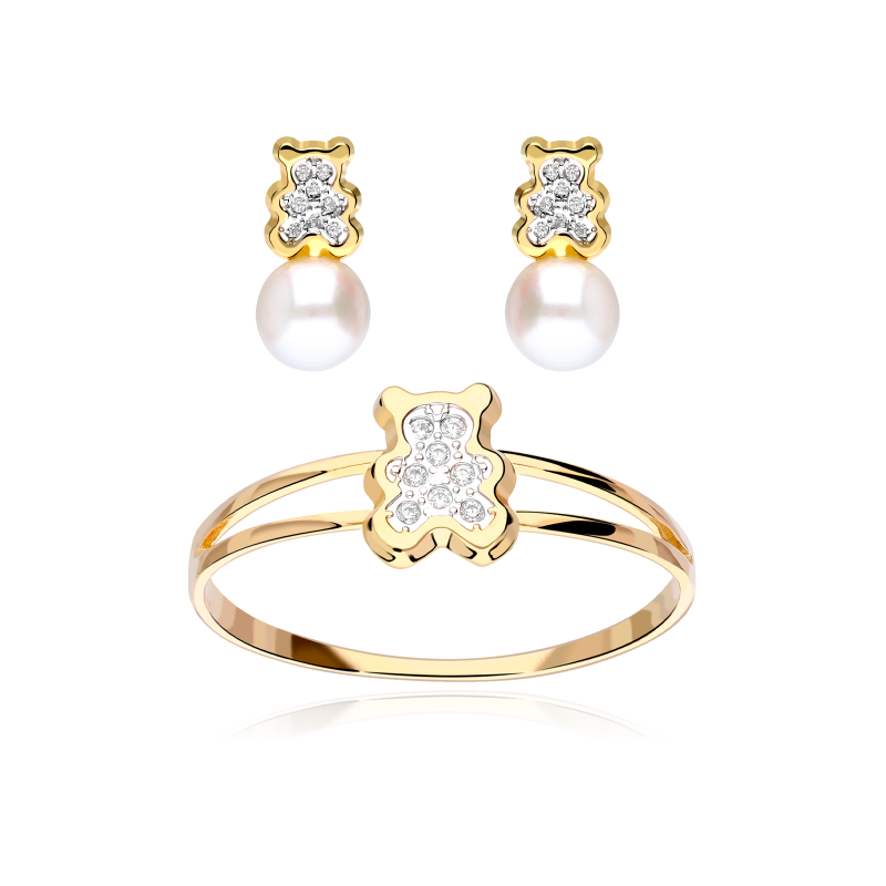 Conjunto "Baby Bear" Oro 18k