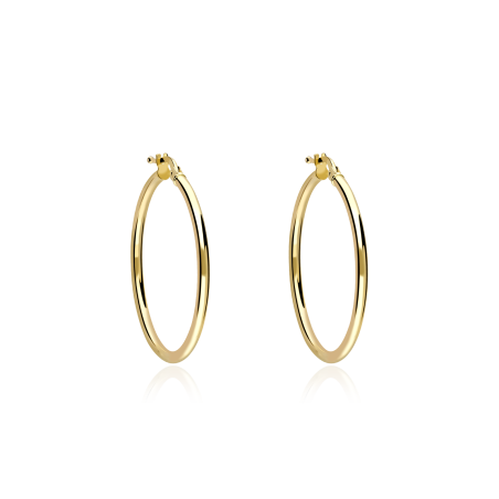 Pendientes Aro Oro 18k 30mm "Zaza Gold"