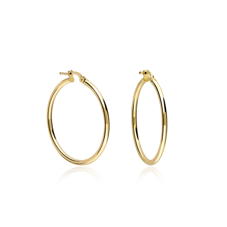 Pendientes Aro Oro 18k 30mm "Zaza Gold"