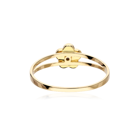 Anillo "Margherite" oro 18k y nácar