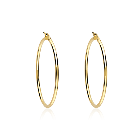 Pendientes Aro Oro 18k 40mm "Zaza Gold"