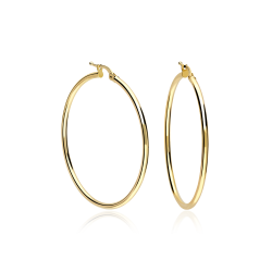 Pendientes Aro Oro 18k 40mm "Zaza Gold"