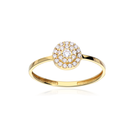 CONJUNTO "ROSSETTI PRO" ORO 18K Y CIRCONITAS