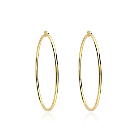 Pendientes Aro Oro 18k 50mm "Zaza Gold"