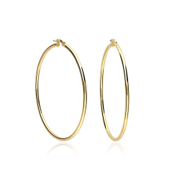Pendientes Aro Oro 18k 50mm "Zaza Gold"