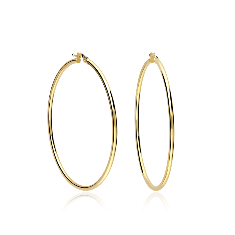 Pendientes Aro Oro 18k 50mm "Zaza Gold"