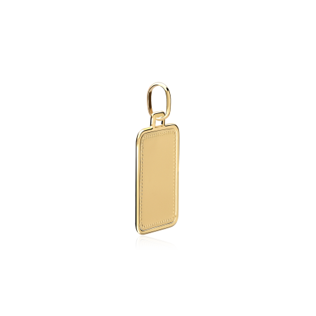 Colgante Placa Oro 18k "Laurence"