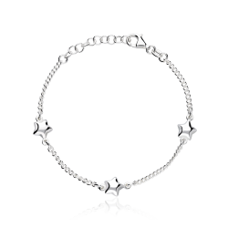 Pulsera Plata primera Ley 20cm "Hadar"