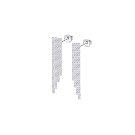 Pendientes Lotus Silver Glam Acabado Brillante LP3803-4/1