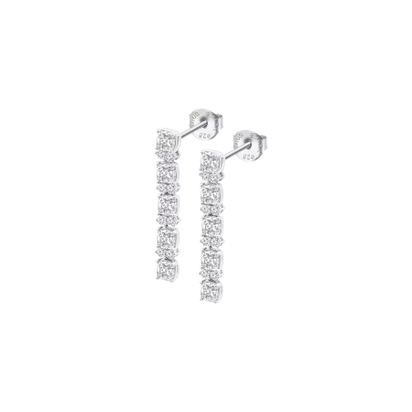 Pendientes Lotus Silver Glam Circonitas Acabado Brillante LP3839-4/1