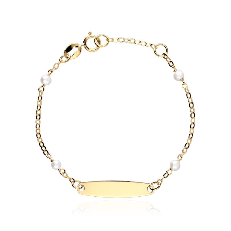 Esclava Oro 18k y perlas 14cm "Alejandra"