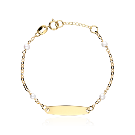 Esclava Oro 18k y perlas 14cm "Alejandra"