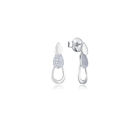 Pendientes Viceroy Mujer Plata Triple Gota y Circonitas 13210E000-30