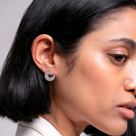 Pendientes Viceroy Mujer Plata Círculos Abiertos 9128E000-30