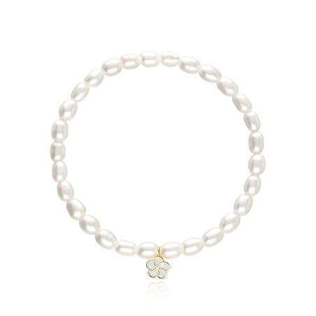 Pulsera Oro 18k y Perlas Cultivadas "Margherite"